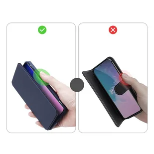 Dux Ducis Skin X kabura etui pokrowiec z klapką Samsung Galaxy S20 Ultra niebieski - Etui i futerały do telefonów - miniaturka - grafika 9