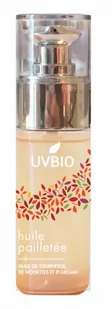 UVBIO - Suchy BIO olejek rozjaśniający z efektem połyskującym na ciele i włosach, 50ml - Kosmetyki po opalaniu - miniaturka - grafika 1