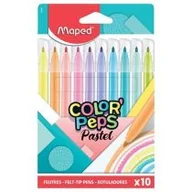 Przybory szkolne - Maped Flamastry Colopeps Pastel 10 kolorów - miniaturka - grafika 1