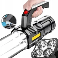 Latarki - Latarka Taktyczna Multifunkcyjna LED UV z Rączką Duży Zasięg Światła 2000LM - miniaturka - grafika 1