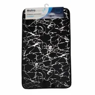 Dywaniki łazienkowe - Dywanik łazienkowy Elegant 50 x 80 cm czarny Malva - miniaturka - grafika 1