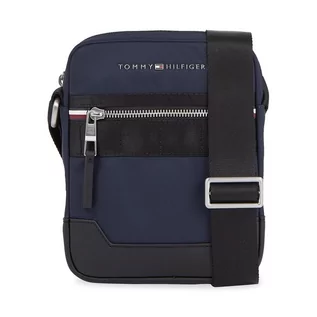 Torby męskie - Saszetka Tommy Hilfiger Th Elevated Nylon Mini Reporter AM0AM11575 Space Blue DW6 - grafika 1