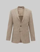 Marynarki męskie - marynarka morigerati brąz slim fit - miniaturka - grafika 1