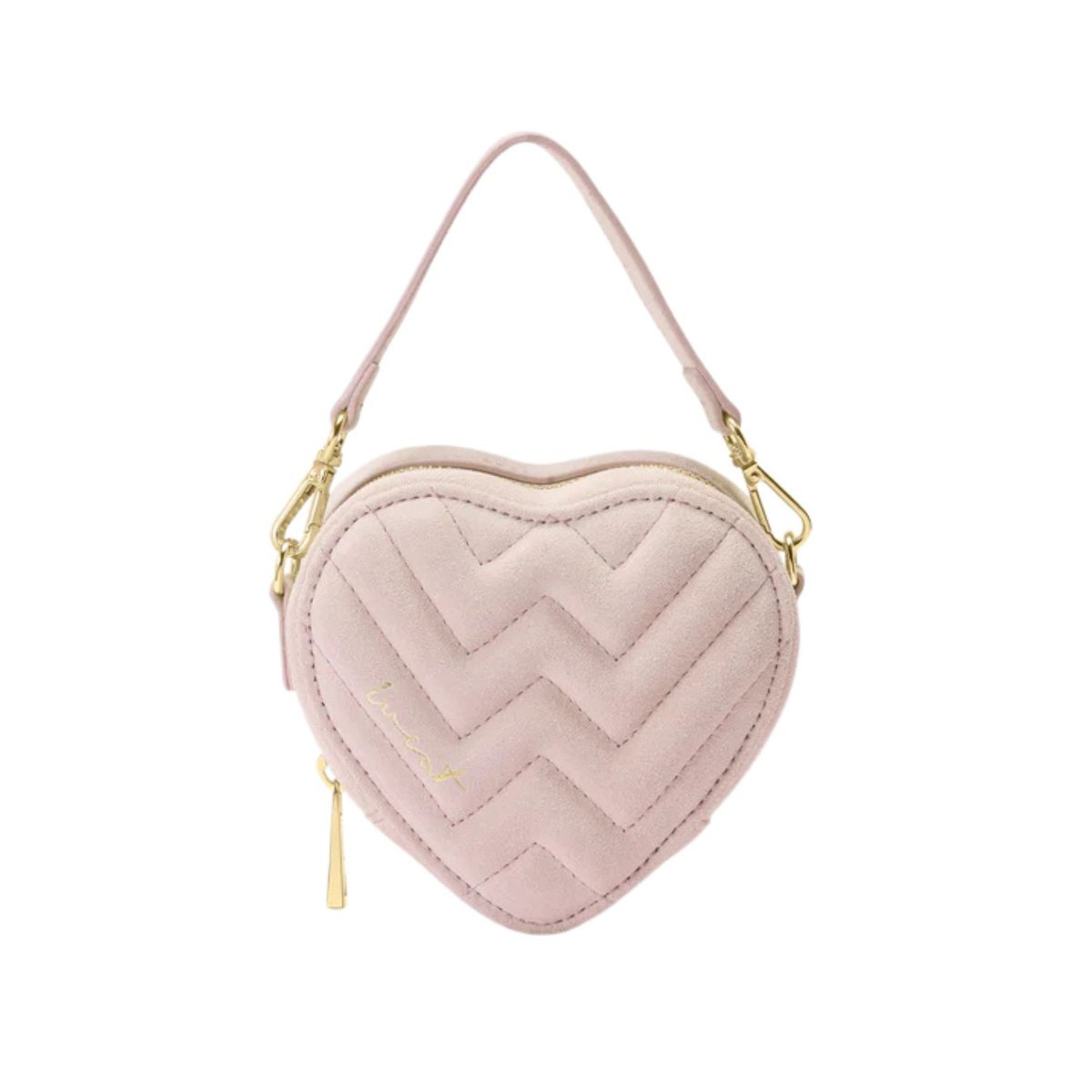 Torebka damska Weat Mini Heart serce mała pudrowy róż