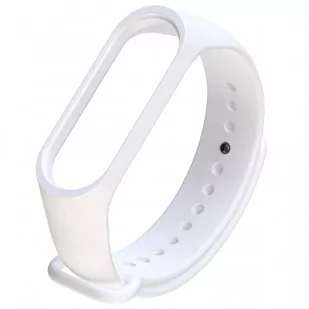 Opaska zamienna do Xiaomi Mi band 4 / 3 Biała - Akcesoria do smartwatchy - miniaturka - grafika 1