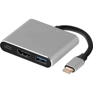 Adaptery i przejściówki - Tracer A-1, USB-C, HDMI 4K, USB 3.1, PDW 100W TRAPOD46847 - miniaturka - grafika 1