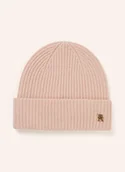 Czapki damskie - Tommy Hilfiger Kaszmirowa Czapka pink - miniaturka - grafika 1