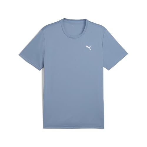 M TAD Essential Poly Texture Tee Cool Blue