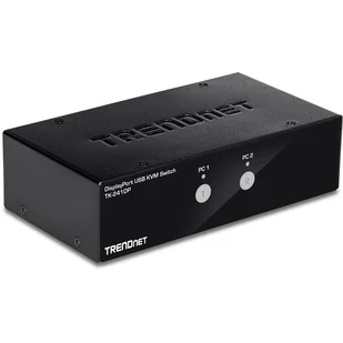 Trendnet TK-241DP przełącznik KVM Czarny - Przełączniki KVM - miniaturka - grafika 1