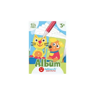 Sabbiarelli Sabbiarelli  -  Album do Kolorowania Magicznym Piaskiem, Moje Pierwsze Obrazki, 3l+ - Zabawki kreatywne - miniaturka - grafika 1