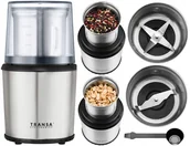Młynki do kawy - Młynek elektryczny i Rozdrabniacz do ziaren kawy ziół orzechów 2w1 300W - miniaturka - grafika 1
