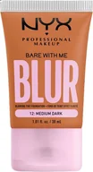 Podkłady do twarzy - NYX Bare With Me Blur Podkład do twarzy Medium Dark - miniaturka - grafika 1