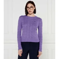Swetry damskie - POLO RALPH LAUREN Sweter JULIANNA Slim Fit - miniaturka - grafika 1