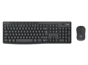 Logitech MK370 Combo for Business klawiatura Dołączona myszka Biuro RF Wireless + Bluetooth QWERTY Portugalski Grafitowy 920-012070 - Myszki - miniaturka - grafika 1