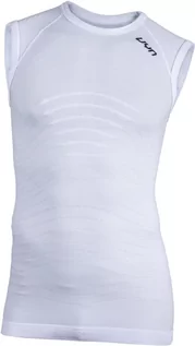Koszulki sportowe męskie - UYN UYN Motyon UW Bezrękawnik Mężczyźni, white/white/anthracite S/M 2020 Bluzki sportowe U100081W389S/M - grafika 1