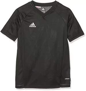 Koszulki dla chłopców - adidas adidas Chłopięca Tiro17 Trg Jsyy T-shirt Czarny/czarny/Griosc/Blanco Size 128 AY2860 - grafika 1