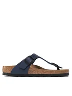 Klapki i japonki damskie - Birkenstock Japonki Gizeh Bs 0143623 Granatowy - miniaturka - grafika 1