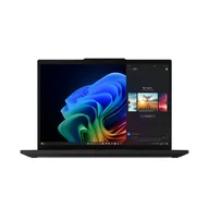 Laptopy - Lenovo ThinkPad T14 Gen 6 (AMD) Copilot+ PC AMD Ryzen AI 5 340 14" WUXGA 16 GB DDR5-SDRAM 512 GB SSD Wi-Fi 7 (802.11be) Windows 11 Pro Niemiecki Czarny - miniaturka - grafika 1