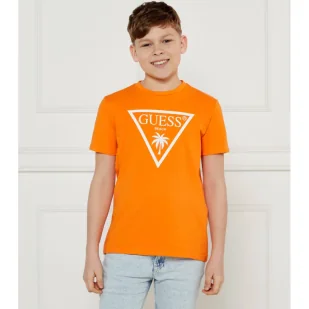 Guess T-shirt Regular Fit - Koszulki dla chłopców - miniaturka - grafika 1