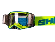 Gogle i okulary motocyklowe - Gogle Shot Lite Neon Yellow Roll Off - miniaturka - grafika 1