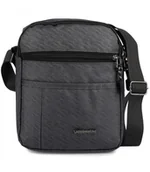 Torebki damskie - Męska MAŁA prostokątna saszetka regulowany pasek Usztywniana TORBA - miniaturka - grafika 1