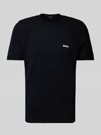 Koszulki męskie - T-shirt z nadrukiem z logo - miniaturka - grafika 1
