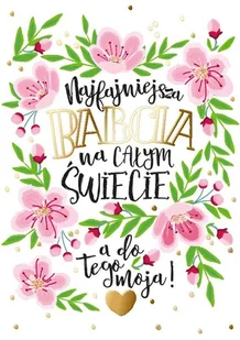 Karnet Babcia - Kukartka - Kartki okolicznościowe i zaproszenia - miniaturka - grafika 1