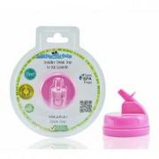 Kubki dla dzieci - Pacific Baby Plastikowy składany ustnik do butelki różowy PB446 - miniaturka - grafika 1