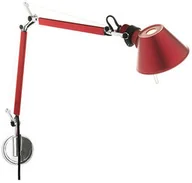 Lampy ścienne - Artemide - Tolomeo MICRO Parete Lampa Ścienna Czerwona Artemide - miniaturka - grafika 1
