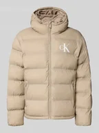 Kurtki męskie - Kurtka pikowana o kroju regular fit z nadrukiem logo model ‘Monogram’ - miniaturka - grafika 1