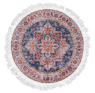 Okrągły klasyczny dywan z frędzlami L0-G50 - Dywany Okrągły klasyczny dywan z frędzlami L0-G50 - Dywany - miniaturka - grafika 1
