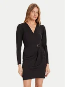 Sukienki - Morgan Sukienka koktajlowa 242-RJIMY Czarny Slim Fit - miniaturka - grafika 1