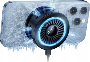 Wentylator USB Telesin Wiatrak Wentylator Chłodzący Chłodzenie do Telefonu Telefon Magnes Radiator / P9-MPR-01 - Gadżety USB - miniaturka - grafika 1