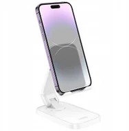 Uchwyty samochodowe do telefonów - Uchwyt na telefon biurkowy Hoco HD8 biały - miniaturka - grafika 1