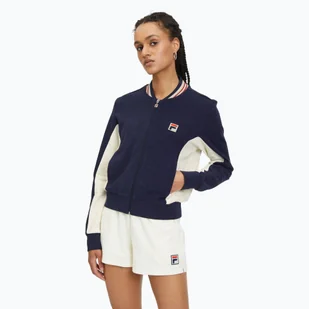 Bluza damska FILA Settanta black iris/antique white - Bluzy damskie - miniaturka - grafika 1