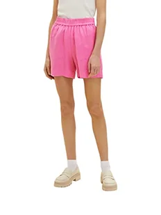 TOM TAILOR Damskie szorty basic z lnu, 31647 - Nouveau Pink, 34 - Spodenki damskie - miniaturka - grafika 1