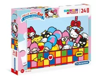 Puzzle - Clementoni Puzzle 24el Maxi Hello Kitty 24202 - miniaturka - grafika 1