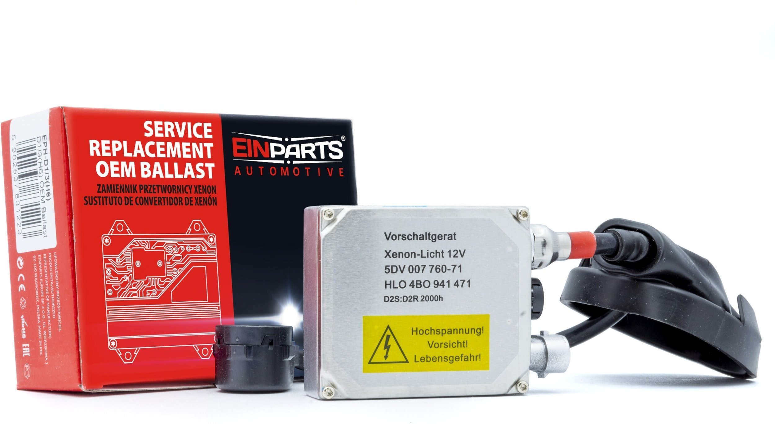 Przetwornica Einparts Automotive EINPARTS PRZETWORNICA XENONOWA 35W DO VOLKSWAGEN PASSAT SKODA FABIA AUDI A6