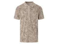 Koszulki męskie - LIVERGY® Koszulka polo męska z bawełny (Biały/zielony, M (48/50)) - miniaturka - grafika 1