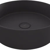 Umywalki - BOCCHI SOTTILE Umywalka nablatowa 38cm Antracyt (Mat) - miniaturka - grafika 1