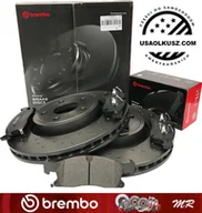 Tarcze hamulcowe - Przednie klocki + tarcze hamulcowe 350mm Brembo Xtra Dodge Durango 2011- - miniaturka - grafika 1