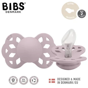 BIBS INFINITY ANATOMICAL DUSKY LILAC M Smoczek ortodontyczny silikonowy - Smoczki uspokajające BIBS INFINITY ANATOMICAL DUSKY LILAC M Smoczek ortodontyczny silikonowy - Smoczki uspokajające - miniaturka - grafika 1