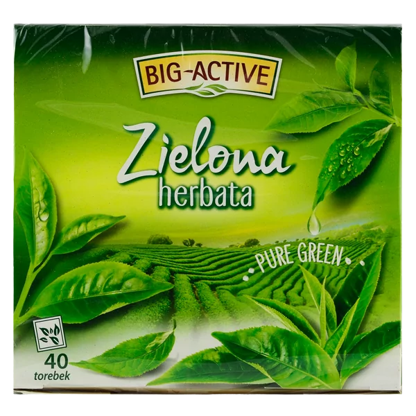 Big-Active Big-Active Zielona herbata Pure Green 72 g (40 x 1,8 g)