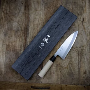 Ittetsu Forge Shirogami#2 Nóż Deba 16,5 cm - Noże kuchenne - miniaturka - grafika 2
