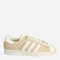 Trampki damskie - Trampki damskie do kostki adidas Originals Superstar W IE3039 37.5 (4.5UK) Beżowy/Mleczny (4066765926302) - miniaturka - grafika 1