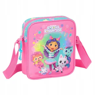 Torebka na ramię dla dziewczynki prezent z paskiem różowa Koci Domek Gabi - Torebki damskie Torebka na ramię dla dziewczynki prezent z paskiem różowa Koci Domek Gabi - Torebki damskie - miniaturka - grafika 1