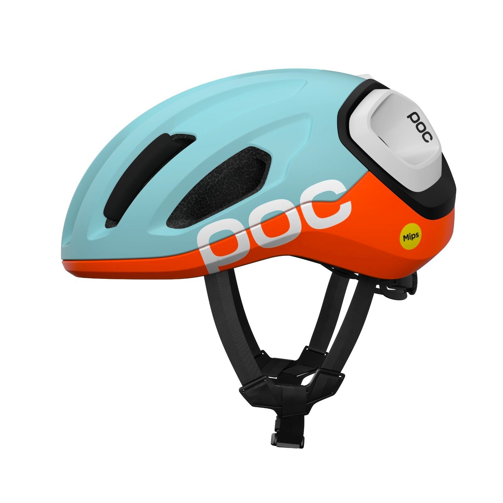 Kask rowerowy POC Amidal Indicolite Blue Matt/Carnelian Orange Matt M