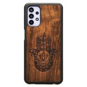 Etui i futerały do telefonów - Drewniane etui Samsung Galaxy A32 4G Hamsa Imbuia Forestzone - miniaturka - grafika 1