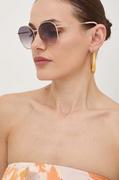 Okulary przeciwsłoneczne - Jimmy Choo okulary przeciwsłoneczne damskie kolor fioletowy 0JC4007BD - miniaturka - grafika 1
