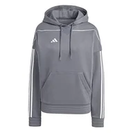 Bluzy damskie - adidas Damska bluza z kapturem Tiro 23 League Sweat Hoodie, Team Onix, HZ3013, XS - miniaturka - grafika 1